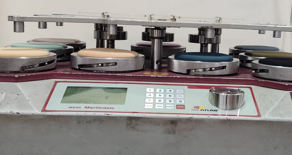 Modern office conference room with a large table and chairs